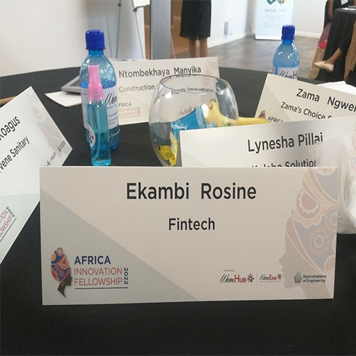 SuiTch a été sélectionnée pour le programme Africa Innovation Fellowship co-crée par la Royal Academy Engineering et WomHub qui a pour but d’accélérer des entreprises innovantes africaines dirigées par des femmes.